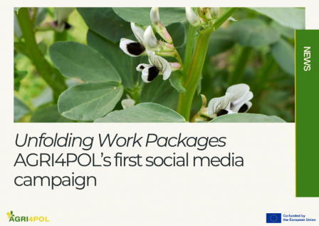 AGRI4POL launches its first social media campaign: Unfolding Work Packages