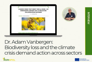Dr. Adam Vanbergen (INRAE) at Science et Vie: Biodiversity loss and the climate crisis demand action across sectors